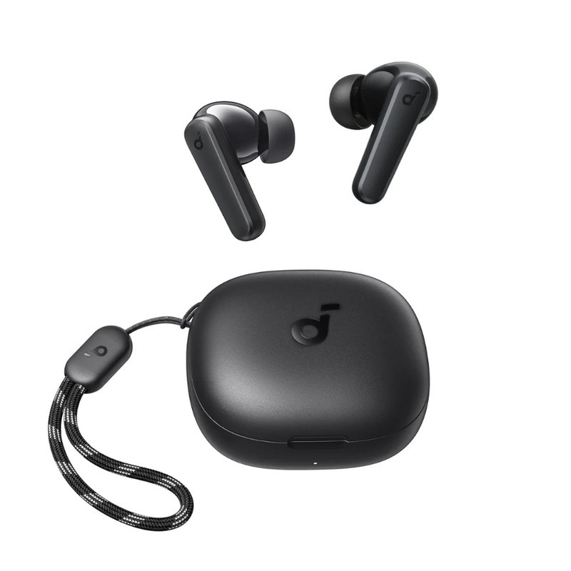 هدفون بلوتوثی انکر مدل SoundCore R50i A3949 بدون قابلیت نویز کنسلینگ، درگاه شارژ USB Type-C، دارای فناوری AI-Enhanced Calls برای کاهش نویز و بهبود مکالمات، مقاوم در برابر رطوبت و عرق