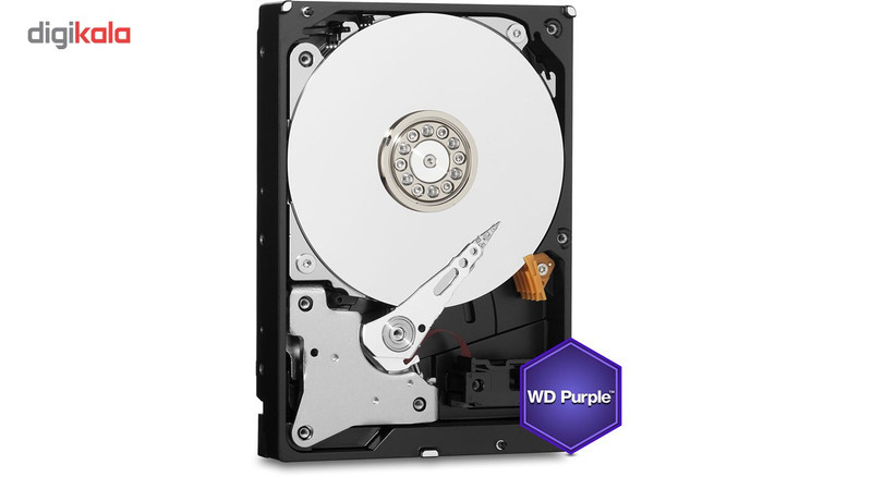 هارددیسک اینترنال وسترن دیجیتال مدل Purple WD80PURZ ظرفیت 8 ترابایت