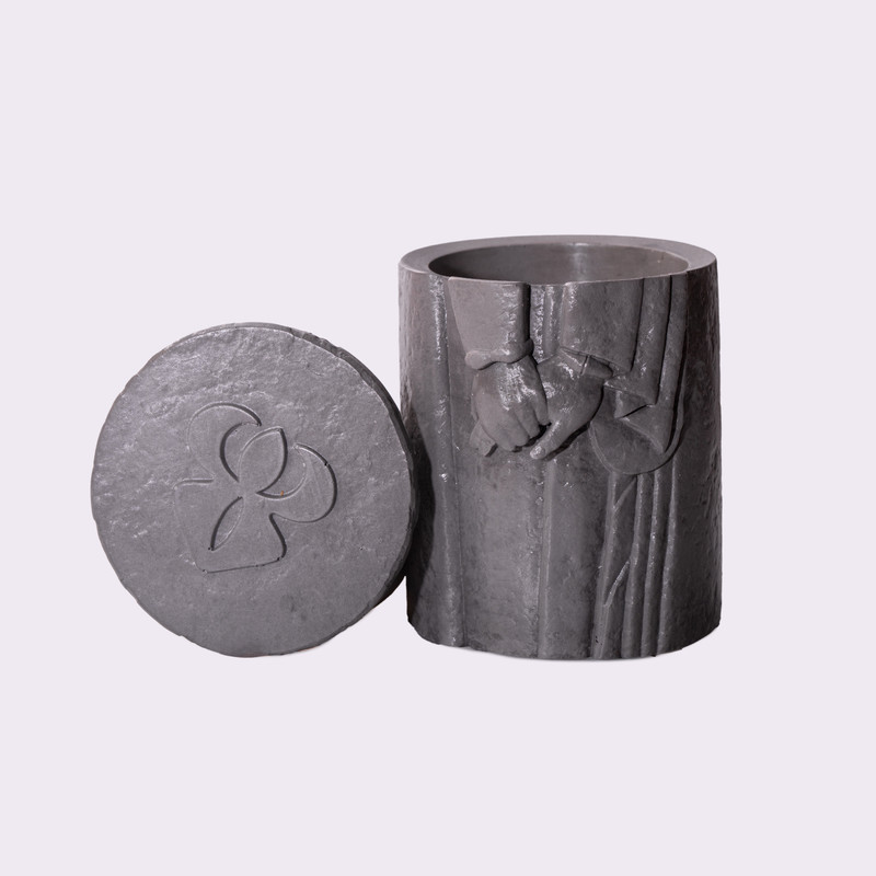 شمع استوانه ای معطر بلومون مدل پیمان با رایحه اسطوخودوس زمان اتمام 48 ساعت