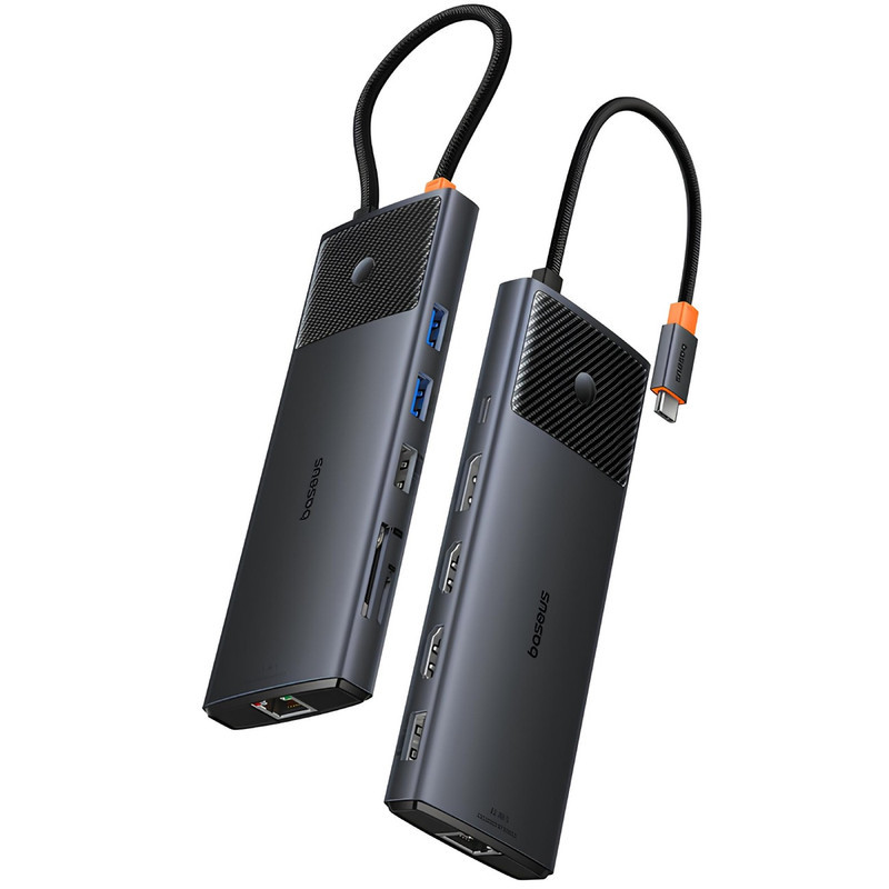 هاب 11 پورت USB-C بیسوس مدل Metal Gleam Series II