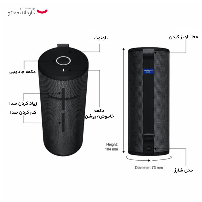 اسپیکر بلوتوثی قابل حمل آلتیمیت ایرز مدل UE BOOM 3
