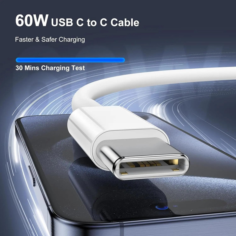 کابل USB-C نیبیوا مدل Power Delivery طول ۲ متر