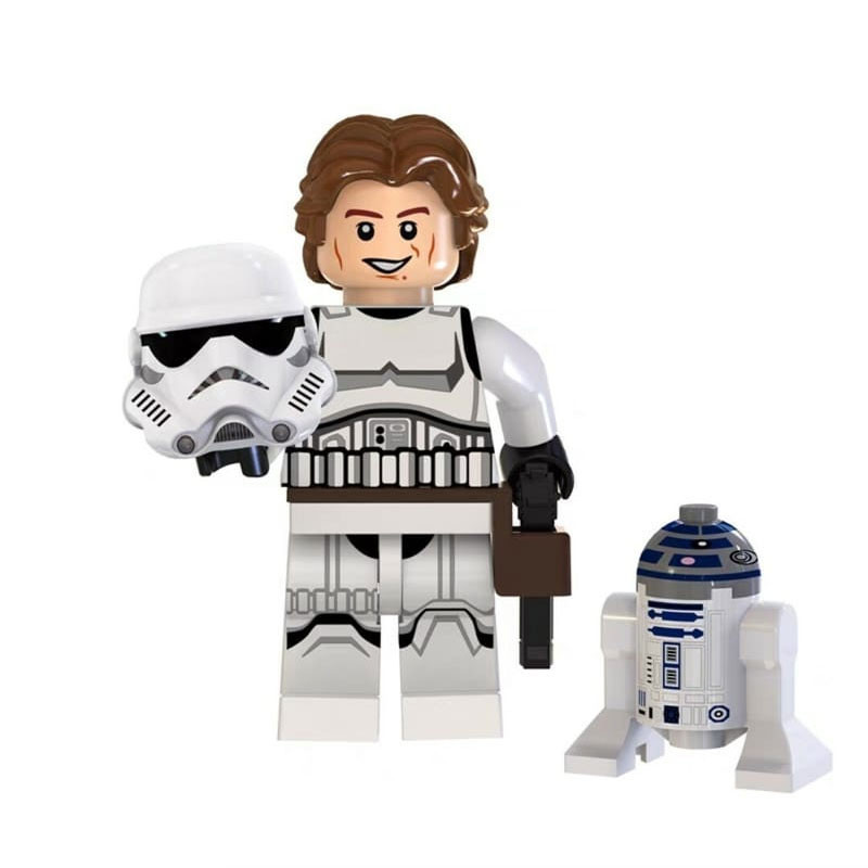 ساختنی  12 تکه مدل Han Solo And R2D2 بسته دو عددی