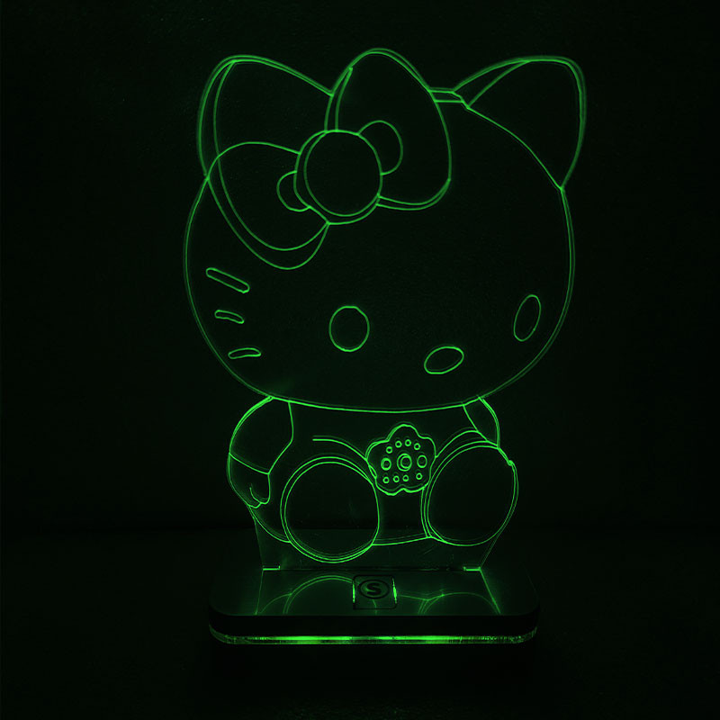 چراغ خواب سان لیزر طرح هلو کیتی hello kitty مدل هفت رنگ