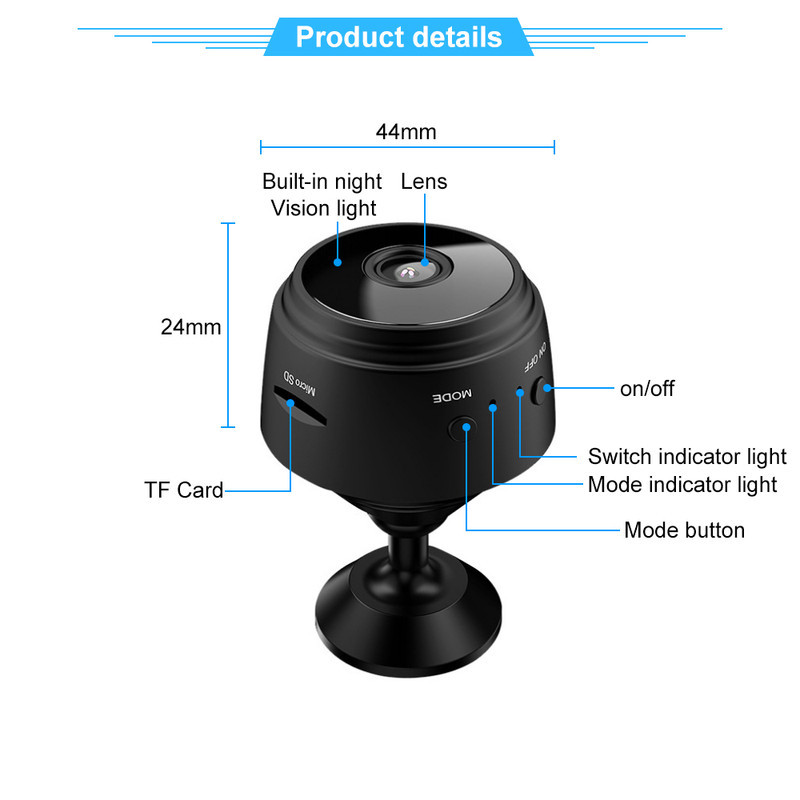 دوربین مداربسته تحت شبکه مدل A9 V380 PRO