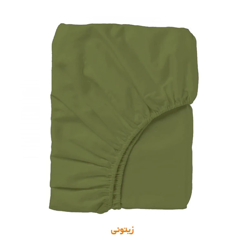 ملحفه نخی چیداری مدل کشدار 2 نفره سایز 200*140 سانتی متر