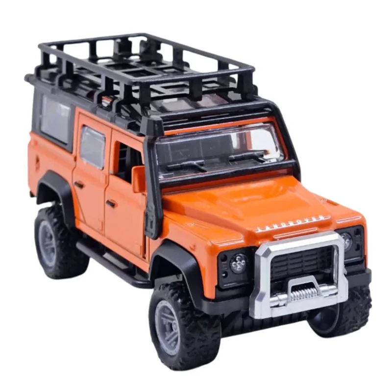 ماشین بازی ناب سل مدل لندروور فلزی چراغدار موزیکال Land Rover CAR with lights and music