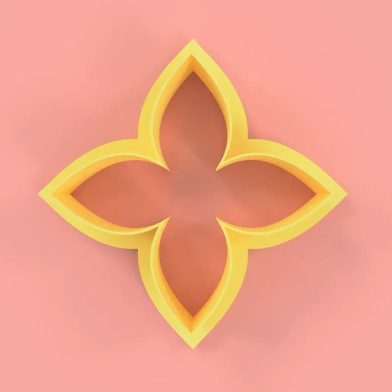 کاتر شیرینی پزی مدل گل