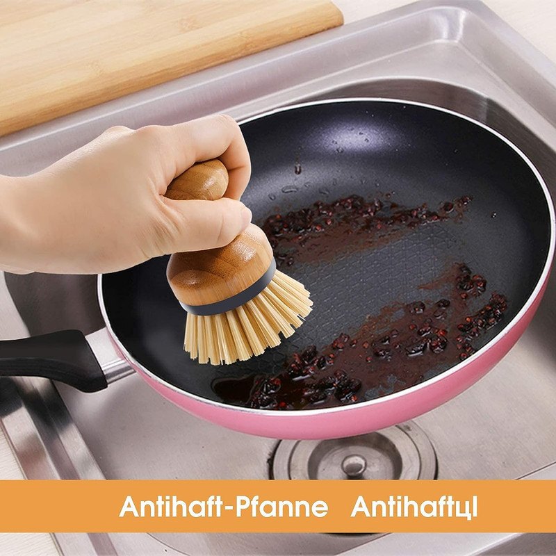 فرچه شستشوی بامبو دبلیو اس مدل مشتی