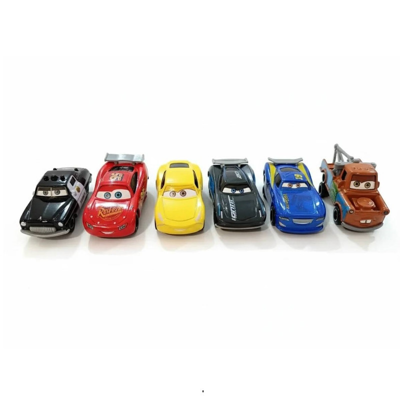 ماشین بازی مدل مک کویین فلزی کد DIE CAST-TRB مجموعه 6 عددی