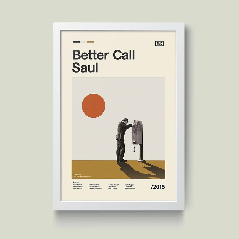 تابلو مدل Better Call Saul ساول گودمن کدm2512-w