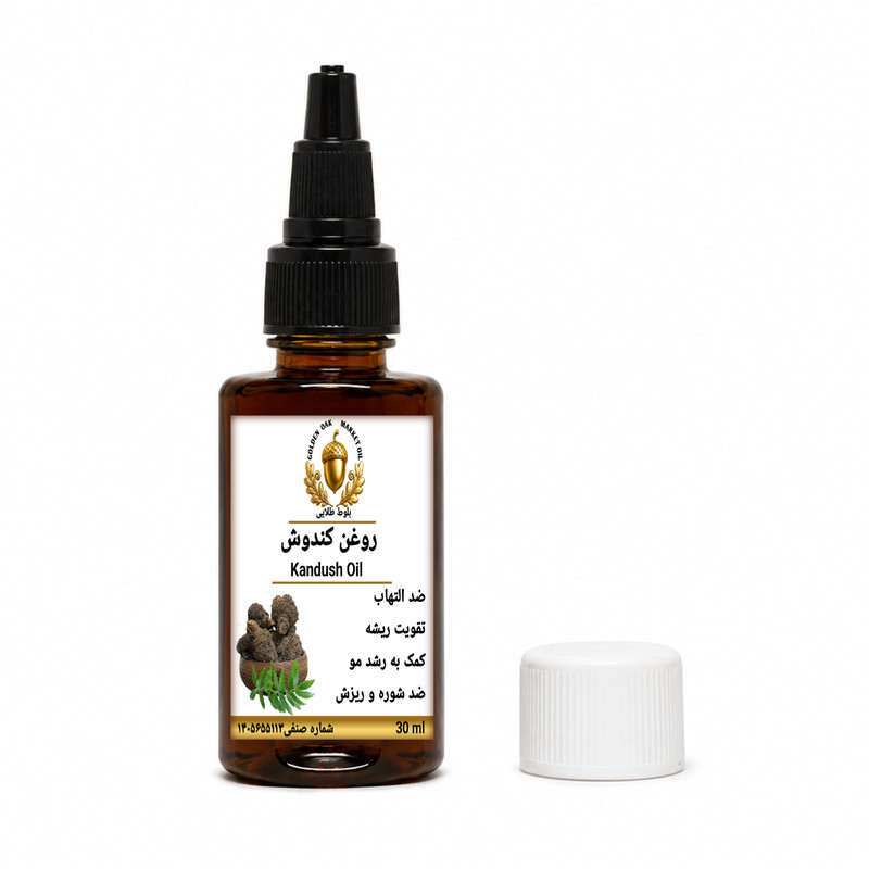 روغن کندوش بلوط طلایی مدل ممتاز حجم 30‌ میلی‌لیتر