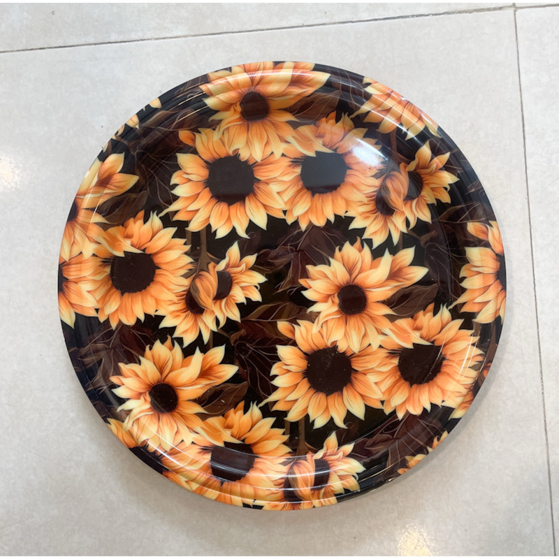 سینی بدون دسته مدل گرد کد SM34 قطر ۳۱ سانتیمتر