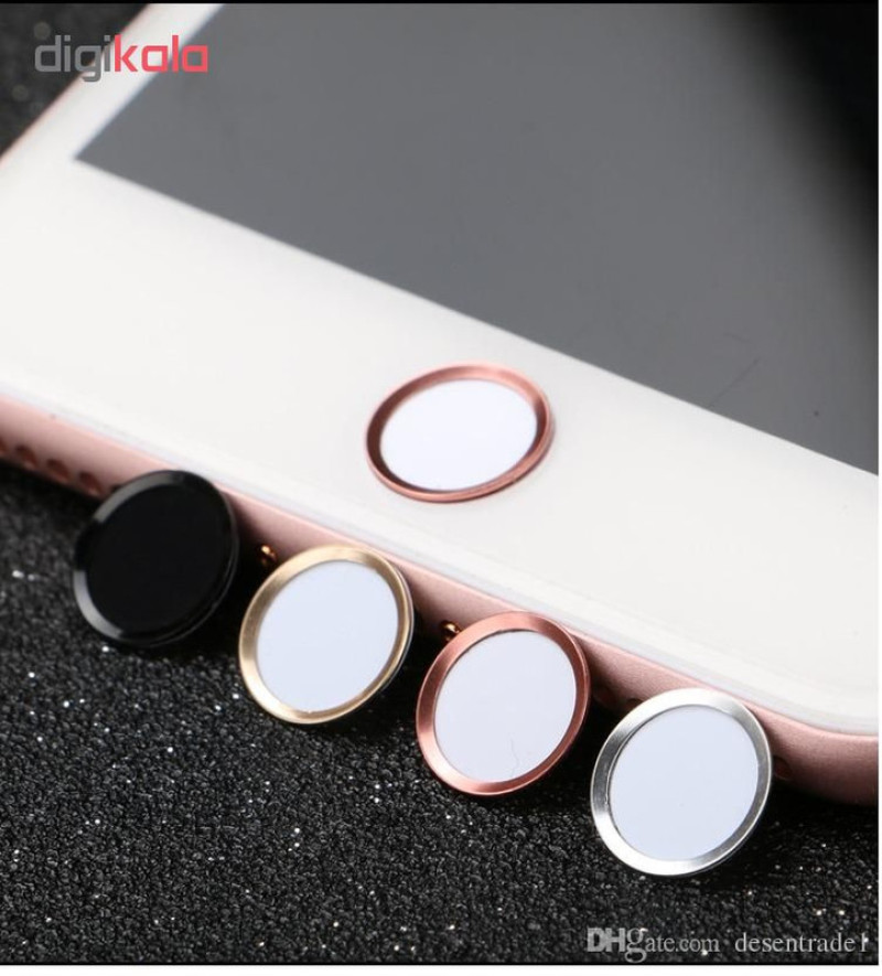 محافظ دکمه هوم مدل gold مناسب برای گوشی موبایل اپل iPhone 5s6s6 Plus