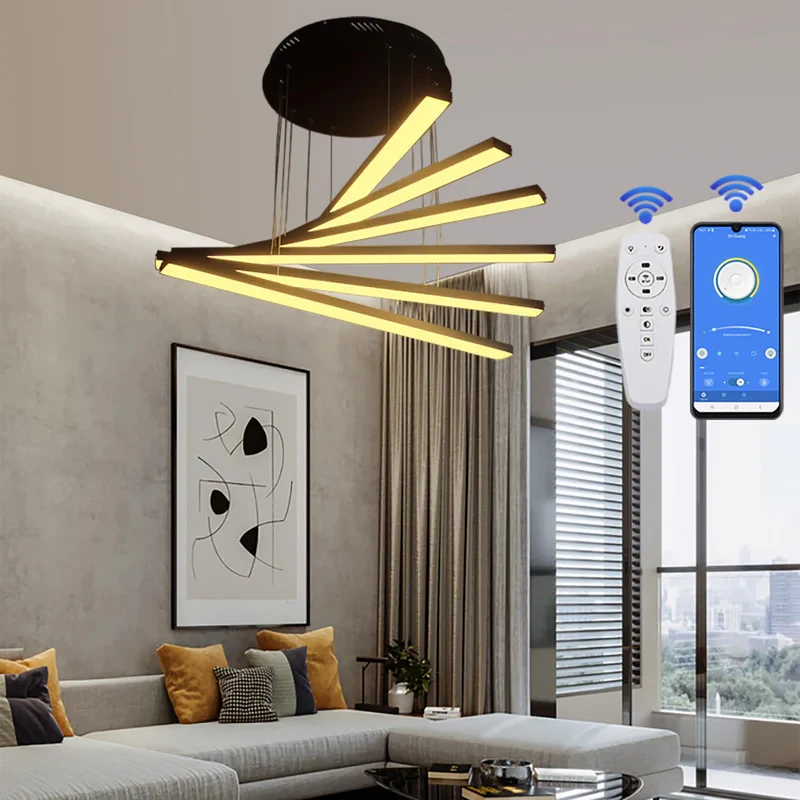 لوستر مدل مدرن سرو آویز کد SC6