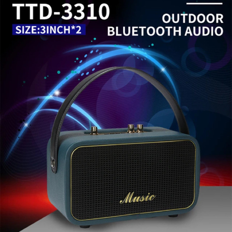 اسپیکر بلوتوثی قابل حمل مدل TTD-3310