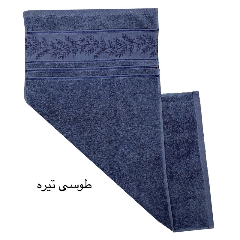 حوله دست و  صورت هنرمند مدل شاخه سایز 40x80 سانتی متر