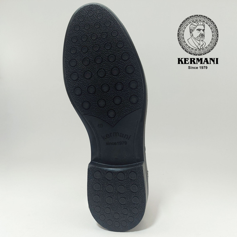 کفش مردانه کرمانی مدل چرم دستدوز طبیعی بِرِت کد 1062