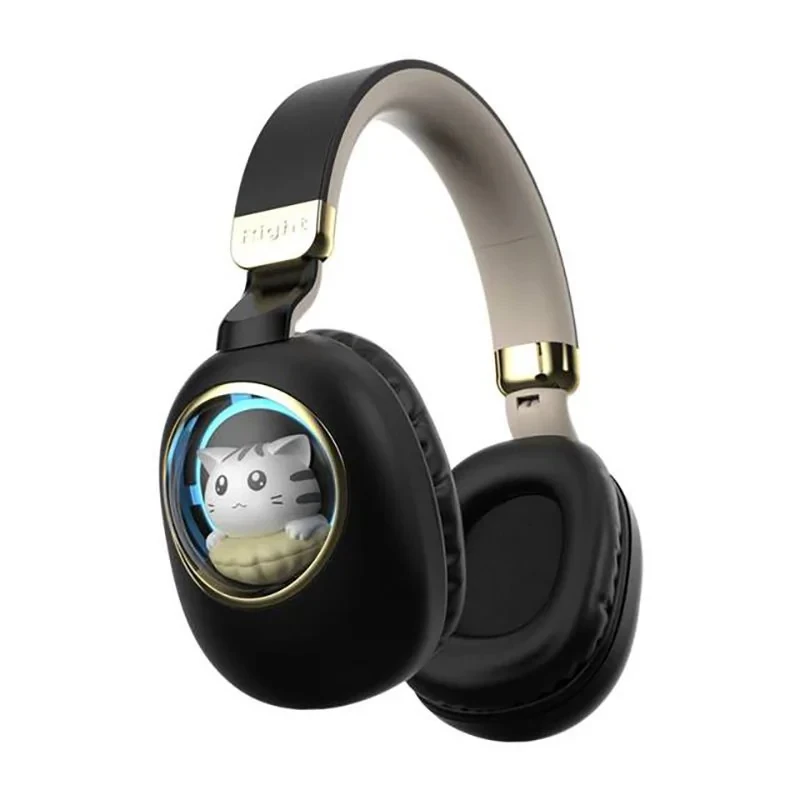 هدفون بی سیم مدل بچه گانه طرح گربه کد CA-037