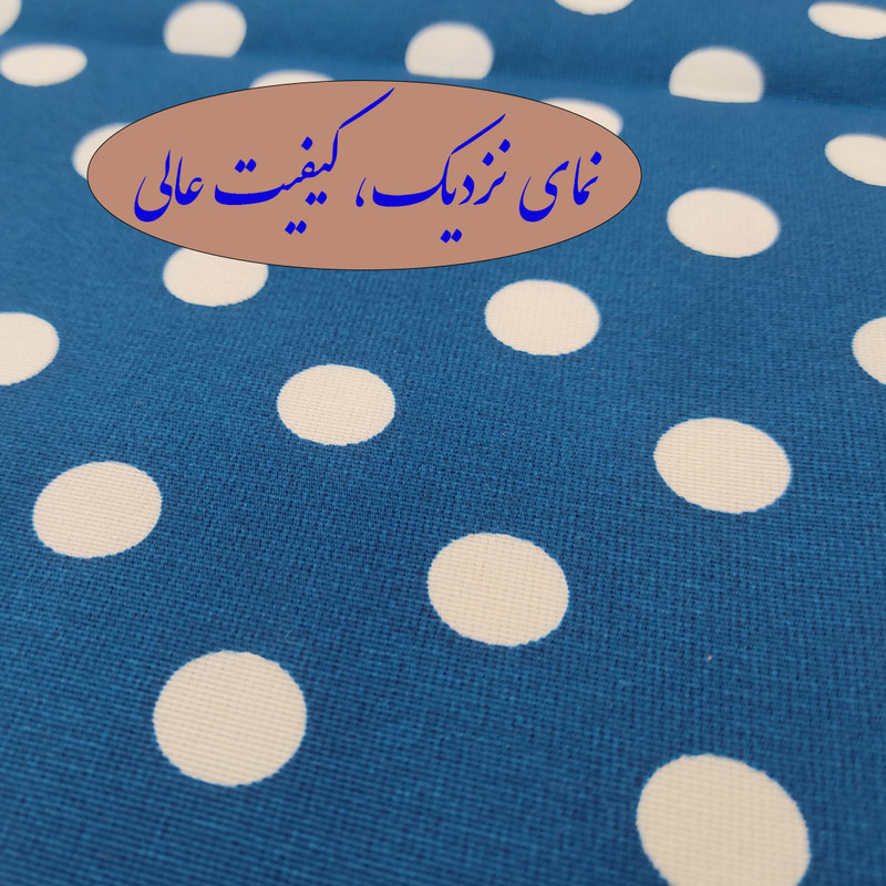 سفره 4 نفره نساجی دُر هنر یزد مدل توپی 2 cotton-abi سایز 90×90 سانتی متر