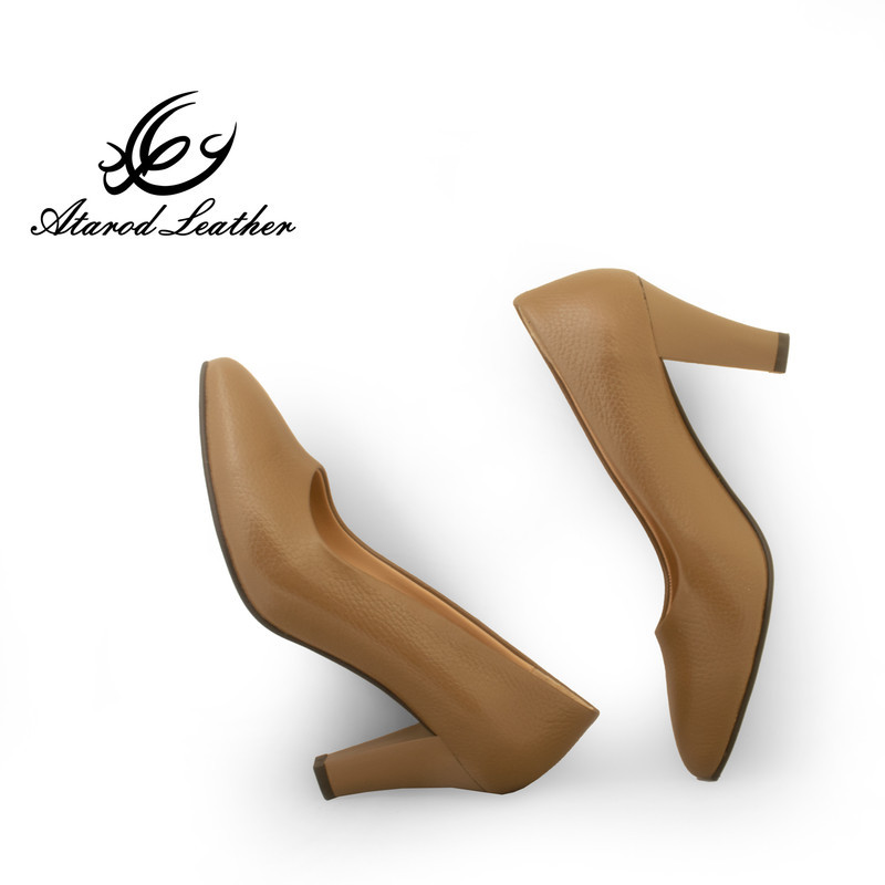 کفش زنانه چرم عطارد مدل چرم طبیعی کد SH291