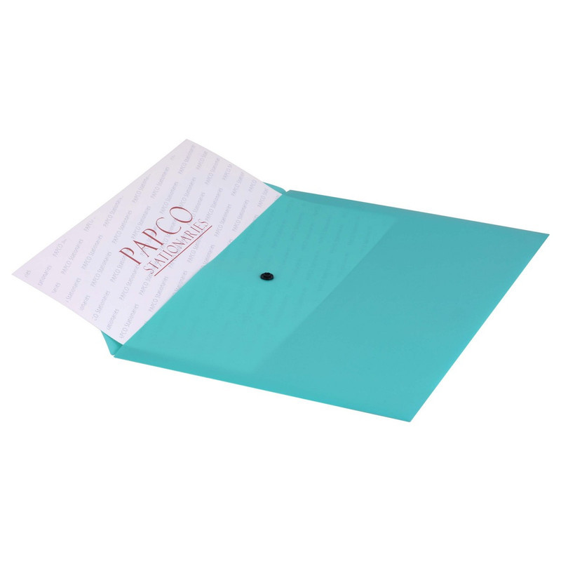 پوشه پاپکو مدل A4-116109105 همراه پوشه گیره دار بسته 10 عددی