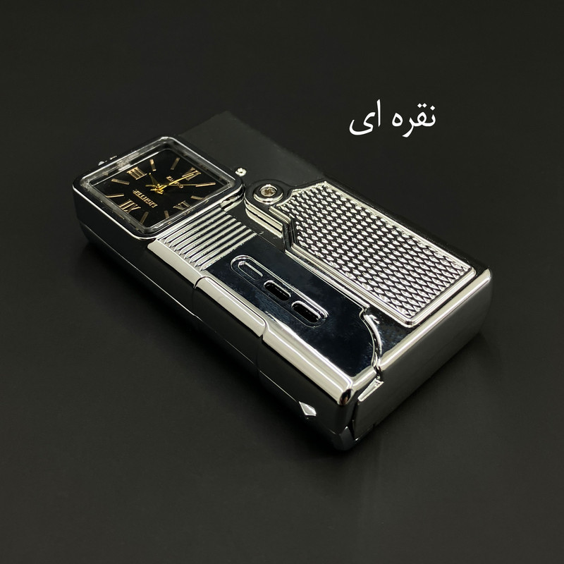 فندک گازی مدل ساعتی طرح تاشو کد DKD-2110