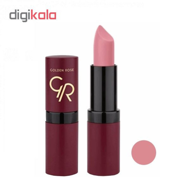 رژلب گلدن رز مدل Velvet شماره 10