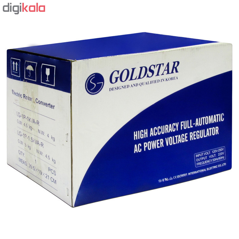 استابلایزر گلداستار مدل LG-1P-1.5K-R