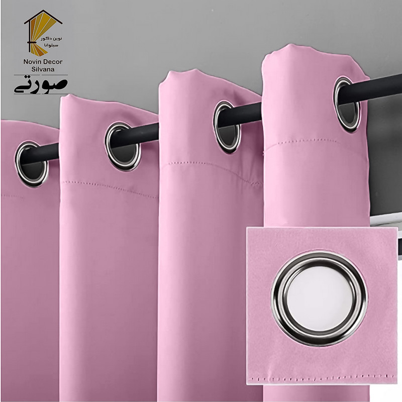 پرده نوین دکور سیلوانا مدل لاکچری 180 _ 1 سایز 180x140 سانتی‌متر