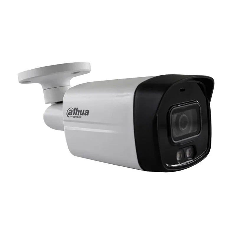 دوربین مداربسته آنالوگ بولت داهوا مدل DH-HAC-HFW1209TLMP-LED با اتصال باسیم BNC، دید در شب تا 40 متر و استاندارد مقاومتی IP67