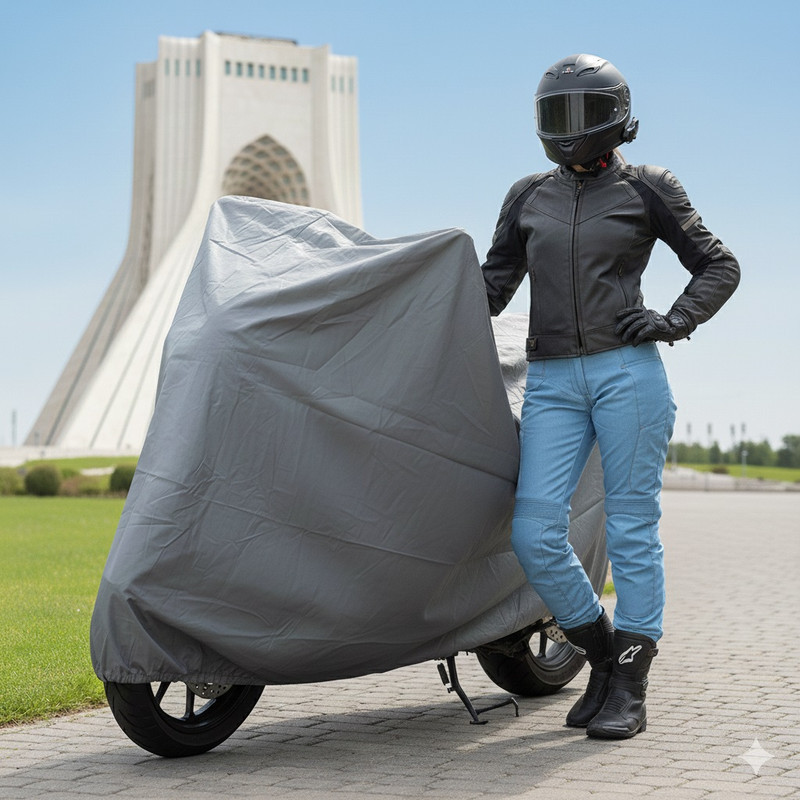 چادر موتور سیکلت ساکا مدل ضدآب مناسب برای هوندا CG 125