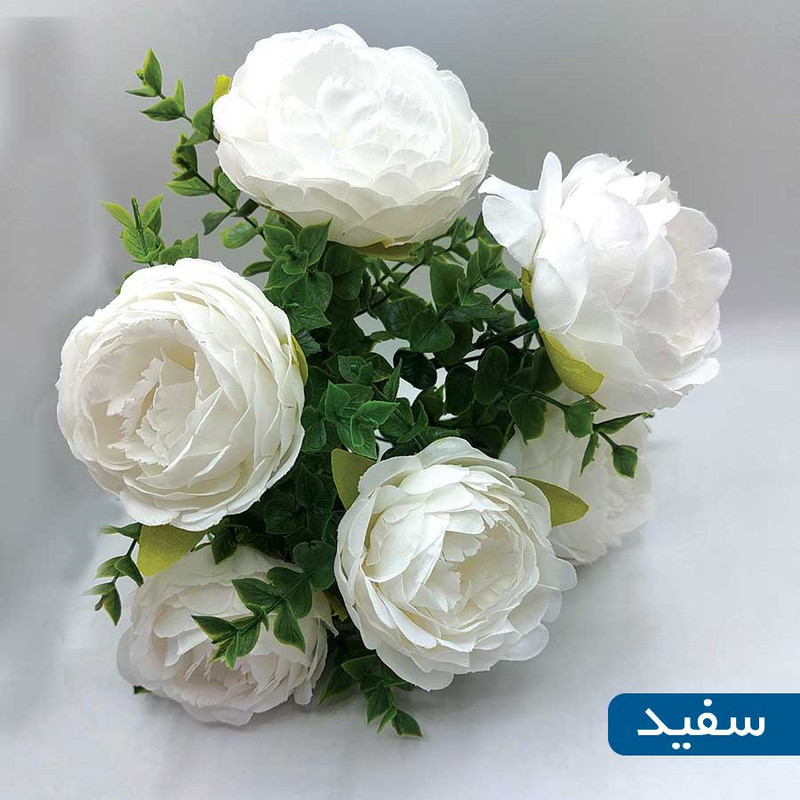 گل مصنوعی مدل پیونی F06