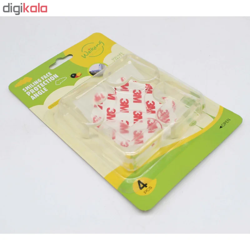 محافظ لبه ویکنگ طرح قلب کد k1-1231 بسته 4 عددی
