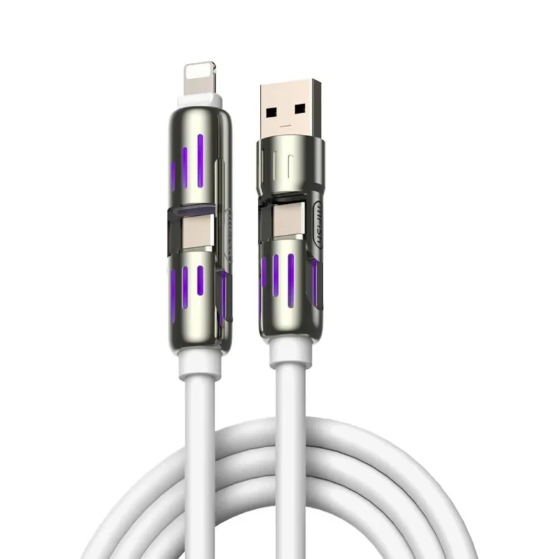 کابل تبدیل USB  USB-C به لایتینگ  USB-C مدل FAST DATA طول 1 متر