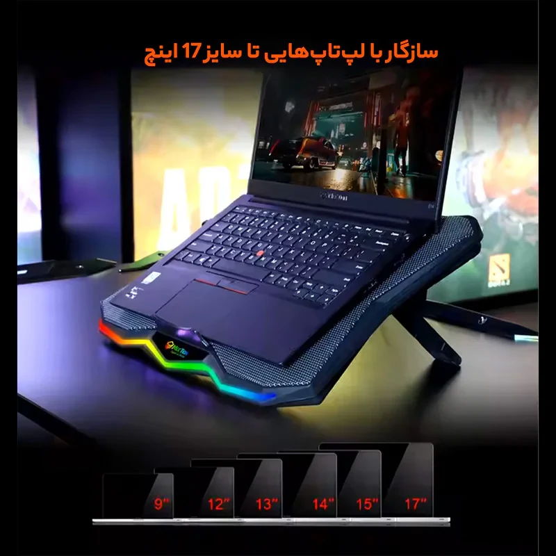 پایه خنک کننده  لپ تاپ میشن مدل MT-CP4040