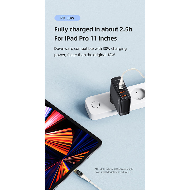 کابل تبدیل USB-C به USB-C یوسمز مدل Sj590 طول 1.2 متر