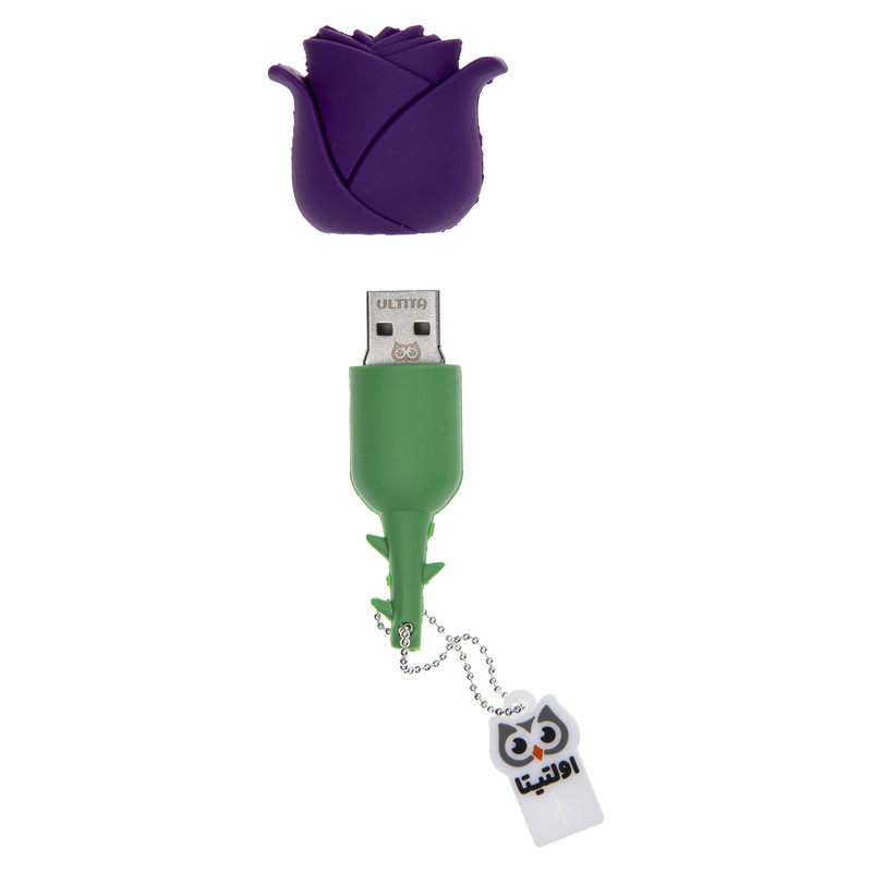 فلش مموری  Usb 2.0 اولتیتا مدل گل رز  ظرفیت 128 گیگابایت
