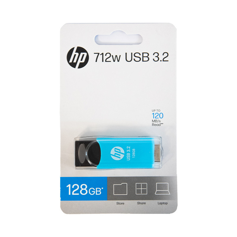 فلش مموری اچ‌ پی مدل 712W ظرفیت 128 گیگابایت با رابط USB 3.2