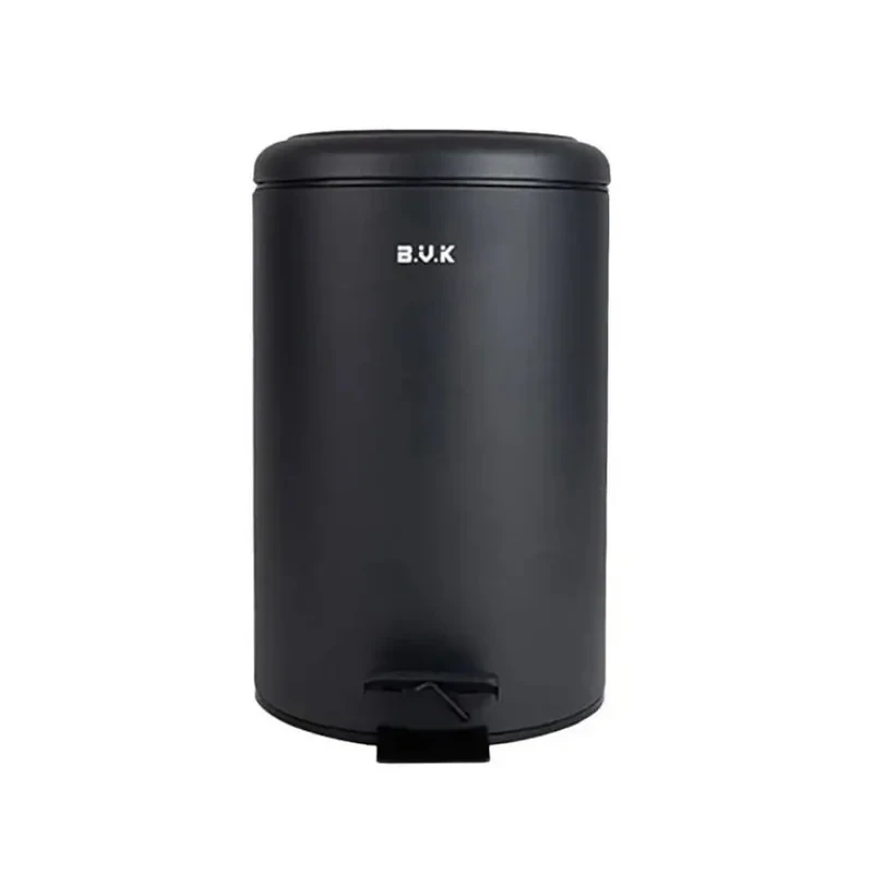 سطل زباله پدالی بی.وی.کی مدل بدنه فلزی آرام بند کد HS8330 گنجایش 12 لیتر