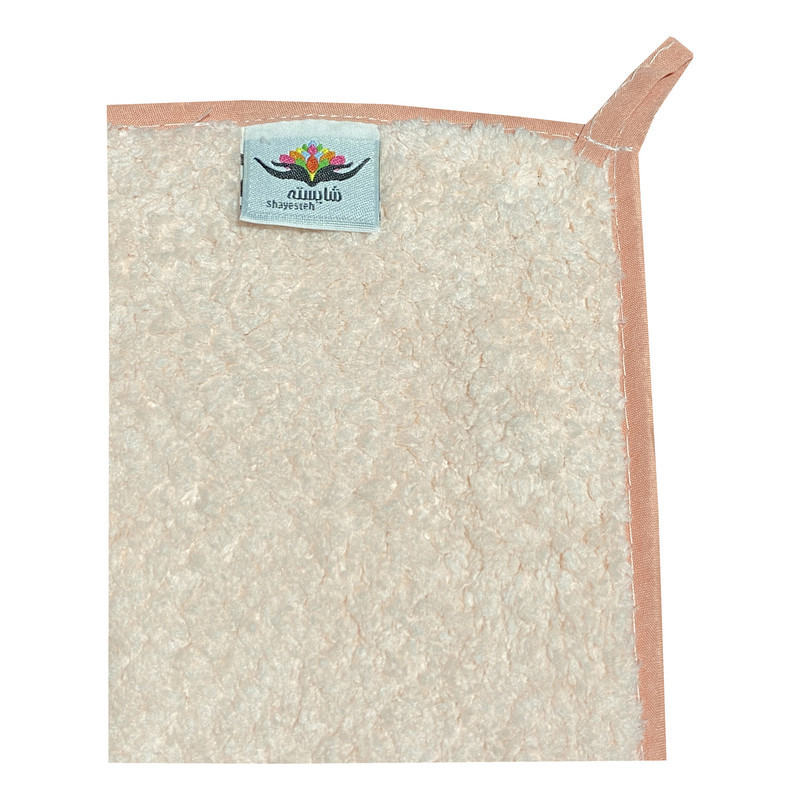 حوله دستی شایسته مدل نسترن سایز 40X40 سانتی متر