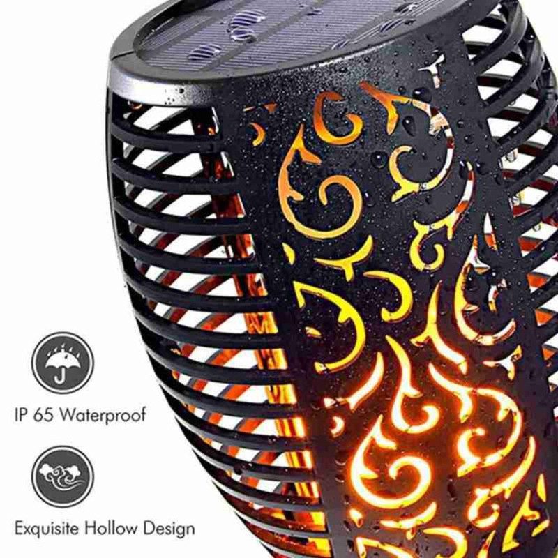 چراغ پارکی خورشیدی زمینی و دیواری مدل مشعل XF-6006