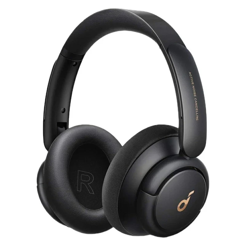 هدفون بلوتوثی انکر مدل SoundCore Life Q30 با نویز کنسلینگ فعال (ANC)، درگاه شارژ USB Type-C، دارای میکروفون دوگانه با حذف نویز، مجهز به فناوری Hi-Res Audio، دارای حالت Transparency برای شنیدن صدای محیط