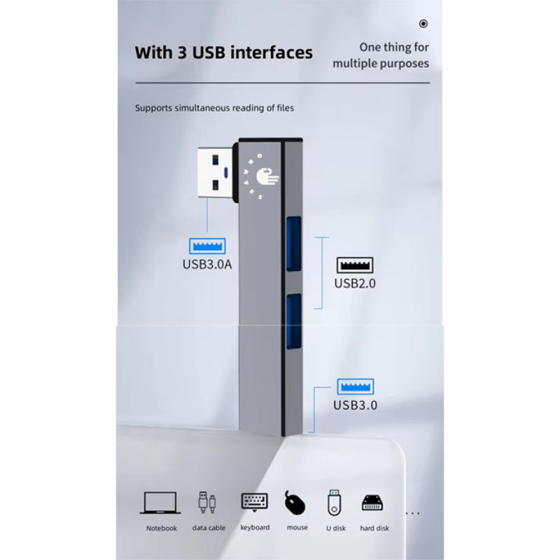 هاب 3 پورت USB 3.0 اکی یس مدل HUB300USB
