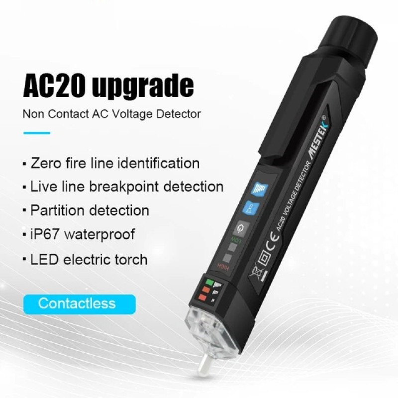 تستر ولتاژ دیجیتال مستک مدل AC20