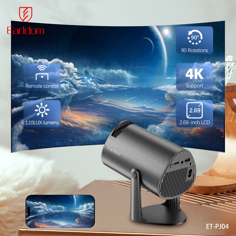 ویدئو پروژکتور 4K ارلدام مدل PJ04