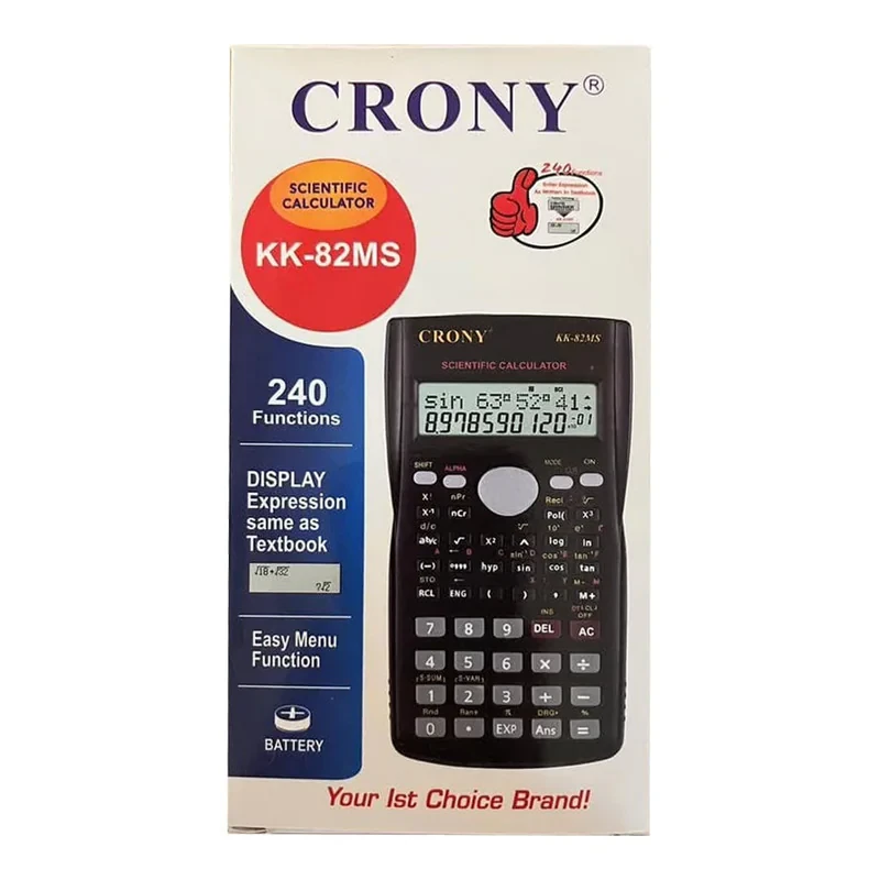 ماشین حساب کرونی مدل مهندسی کد KK-82ms
