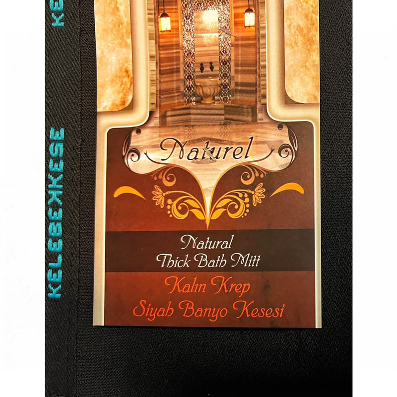 کیسه حمام کلبک مدل Natural Black Bath Pouch