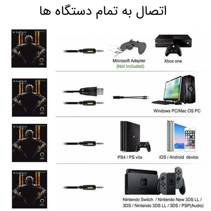 هدست مخصوص بازی سیوتک مدل X31