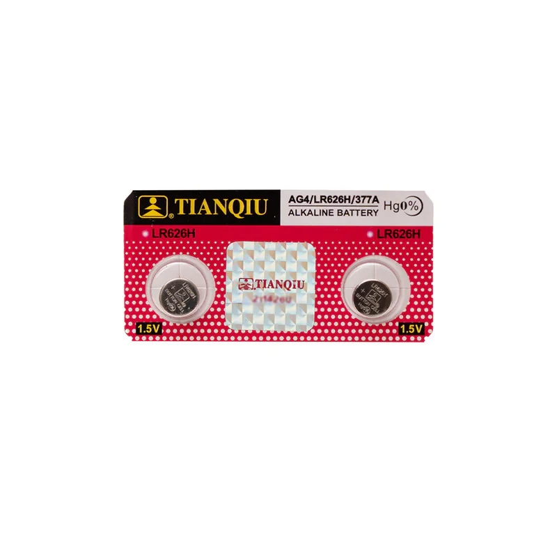 باتری ساعت تیانکیو مدل AG4 - LR 626 H Original بسته دو عددی